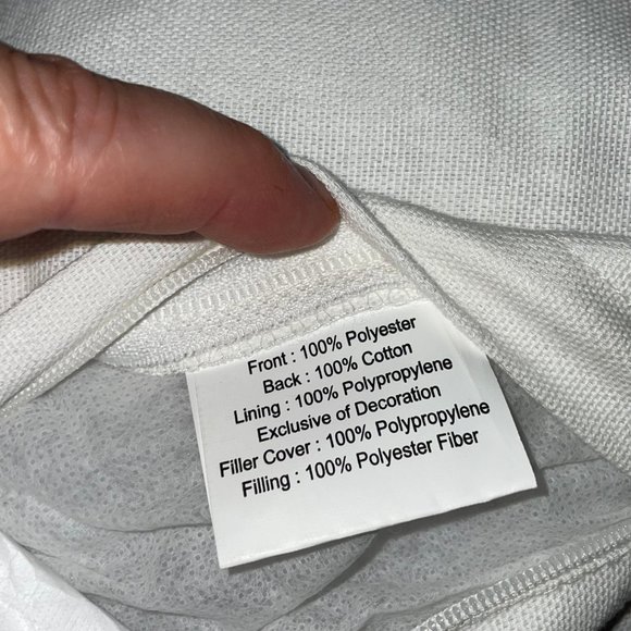 PRIMROSE VINTAGE Set of 2 Floral Pink Rose Beaded 12” Throw Decorative Pillows - Picture 15 of 15